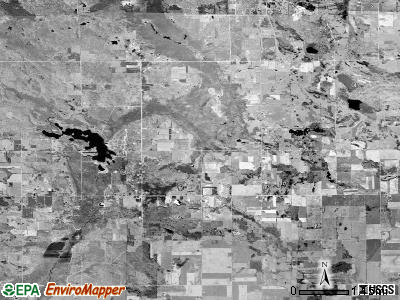 Gilmore township, Michigan satellite photo by USGS
