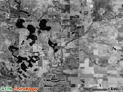 Morton township, Michigan satellite photo by USGS