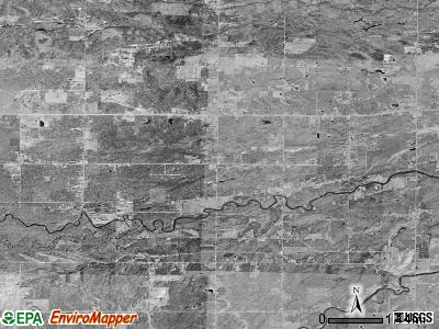 Lee township, Michigan satellite photo by USGS