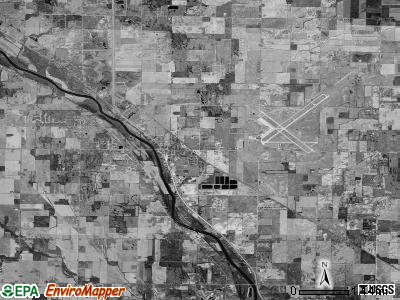 Tittabawassee township, Michigan satellite photo by USGS