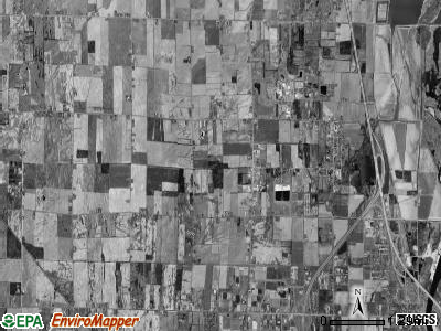 Kochville township, Michigan satellite photo by USGS