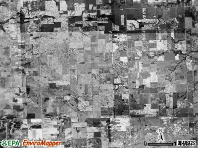 Bridgehampton township, Michigan satellite photo by USGS
