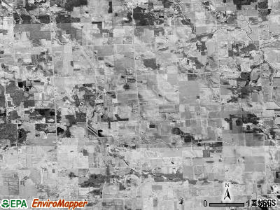 Lamotte township, Michigan satellite photo by USGS