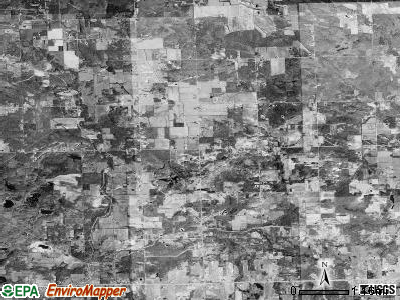 Wells township, Michigan satellite photo by USGS