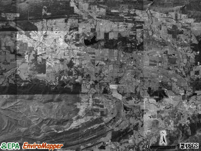 Ferguson township, Arkansas satellite photo by USGS
