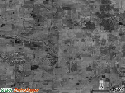 Wheeler township, Michigan satellite photo by USGS