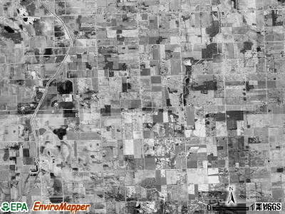 Elmer township, Michigan satellite photo by USGS