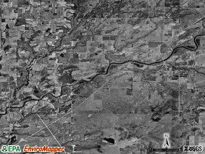Bridgeton township, Michigan satellite photo by USGS