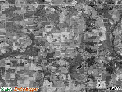 Ferris township, Michigan satellite photo by USGS