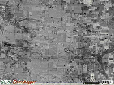 Day township, Michigan satellite photo by USGS
