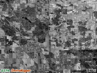 Birch Run township, Michigan satellite photo by USGS