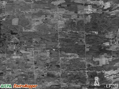 Marion township, Michigan satellite photo by USGS