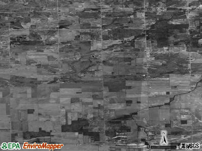 Chapin township, Michigan satellite photo by USGS
