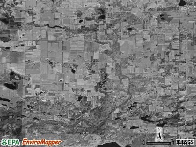 Fairplain township, Michigan satellite photo by USGS