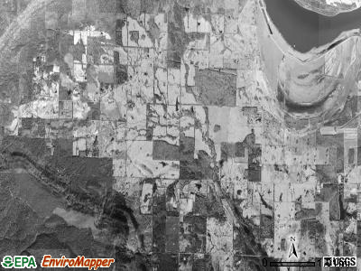 Higgins township, Arkansas satellite photo by USGS