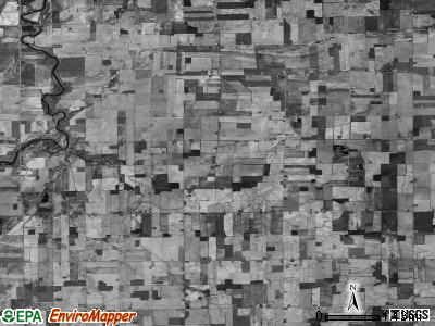 New Haven township, Michigan satellite photo by USGS
