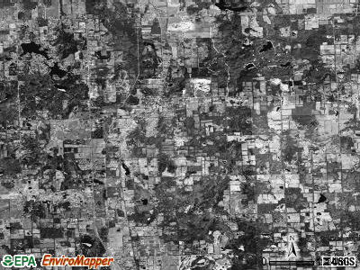 Metamora township, Michigan satellite photo by USGS