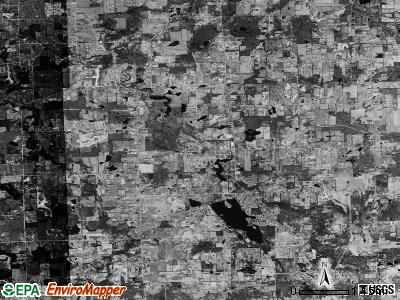 Atlas township, Michigan satellite photo by USGS