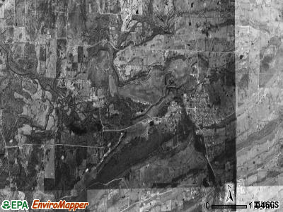 Diamond township, Arkansas satellite photo by USGS