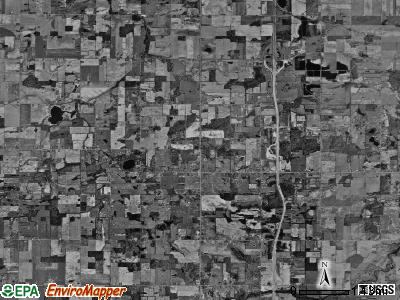 Olive township, Michigan satellite photo by USGS