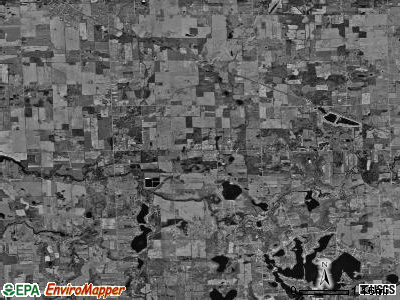 Argentine township, Michigan satellite photo by USGS