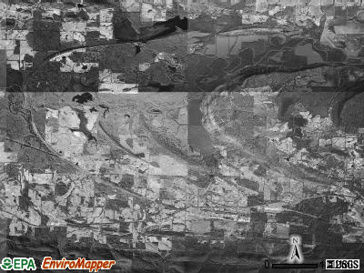 Mason township, Arkansas satellite photo by USGS