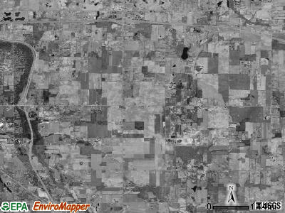 Alaiedon township, Michigan satellite photo by USGS