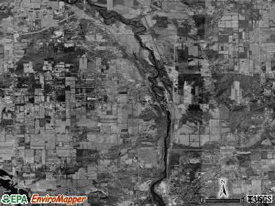 Cooper township, Michigan satellite photo by USGS