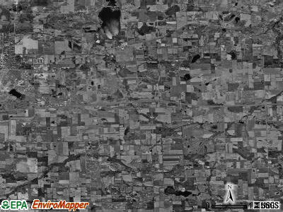 Lima township, Michigan satellite photo by USGS