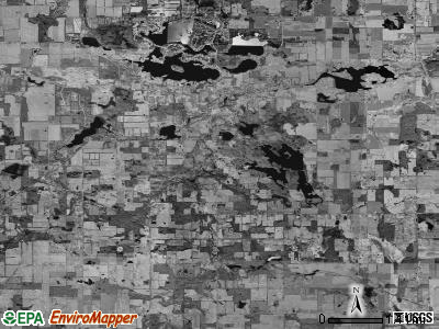 Somerset township, Michigan satellite photo by USGS