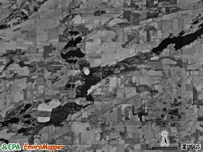Sherwood township, Michigan satellite photo by USGS
