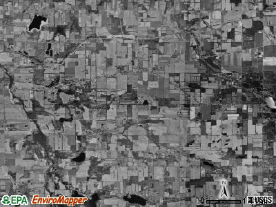 Allen township, Michigan satellite photo by USGS