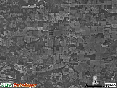 Three Oaks township, Michigan satellite photo by USGS