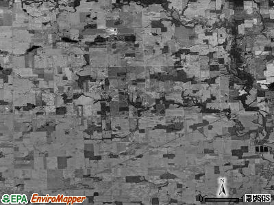 Medina township, Michigan satellite photo by USGS