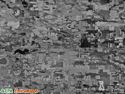 Camden township, Michigan satellite photo by USGS