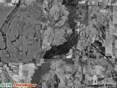 Richland township, Arkansas satellite photo by USGS
