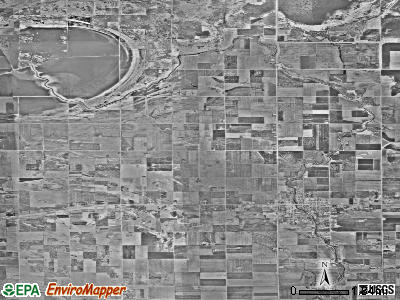 Jadis township, Minnesota satellite photo by USGS
