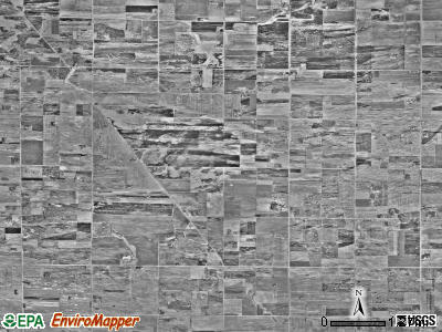 Moose township, Minnesota satellite photo by USGS