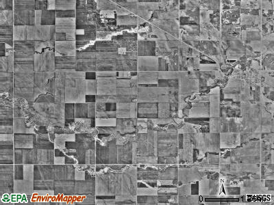 Granville township, Minnesota satellite photo by USGS