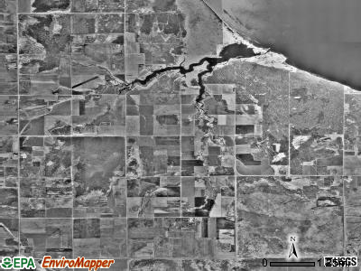Zippel township, Minnesota satellite photo by USGS