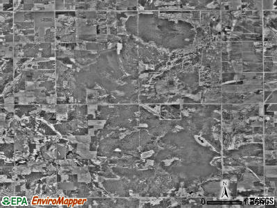 Chilgren township, Minnesota satellite photo by USGS