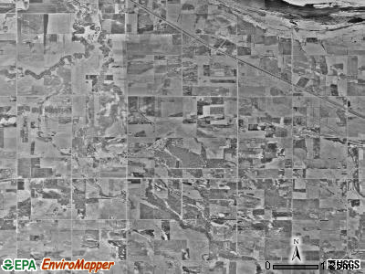 Moranville township, Minnesota satellite photo by USGS