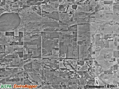 Cedarbend township, Minnesota satellite photo by USGS