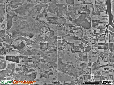 Wabanica township, Minnesota satellite photo by USGS