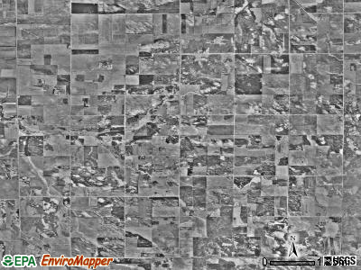 Falun township, Minnesota satellite photo by USGS