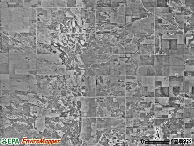 Grimstad township, Minnesota satellite photo by USGS