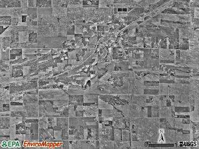 Hereim township, Minnesota satellite photo by USGS