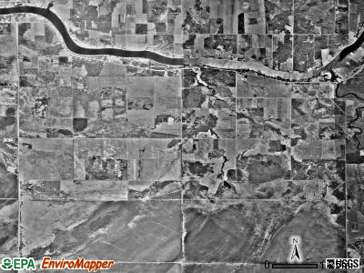 Gudrid township, Minnesota satellite photo by USGS