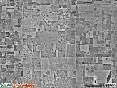Lind township, Minnesota satellite photo by USGS