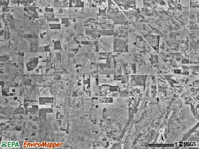 Deerwood township, Minnesota satellite photo by USGS
